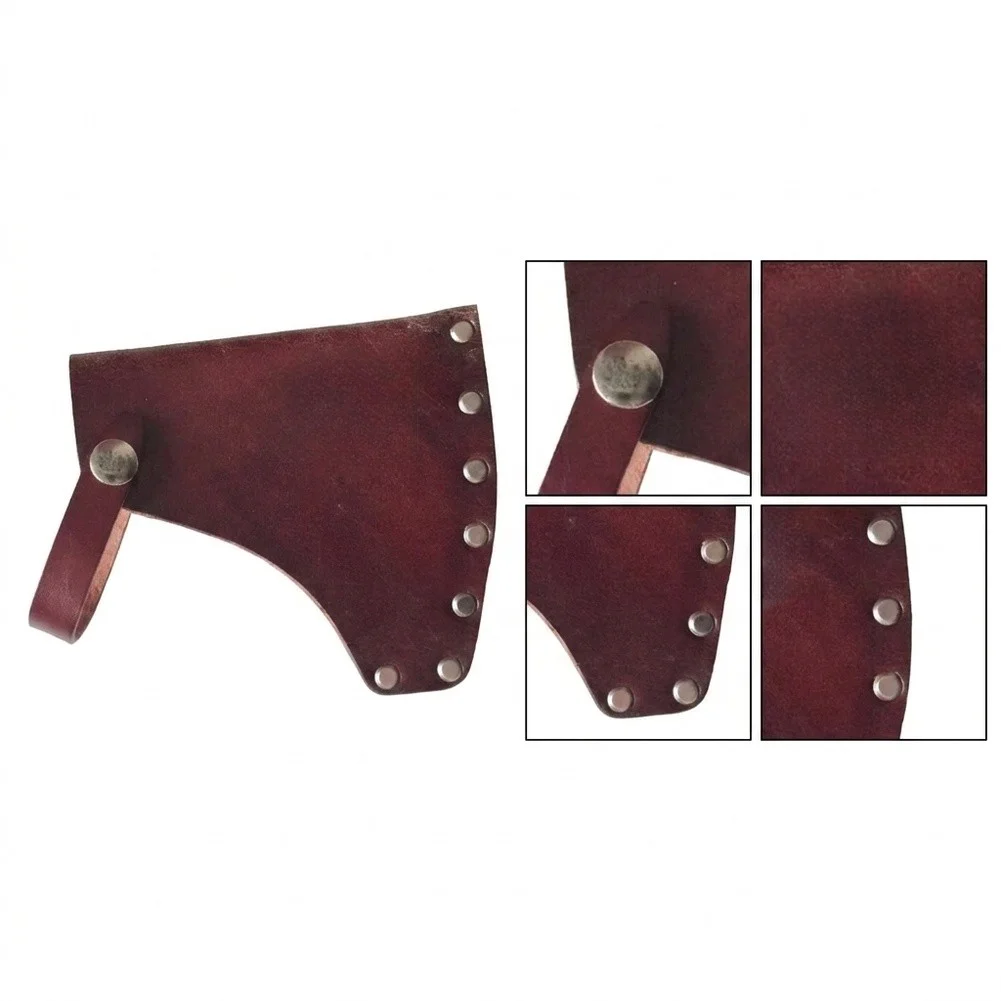 Belt Attachment Leather Axe Sheath Outdoor Hiking Blade Protection Specially Treated Leather Vintage Worn Look For Hatchet