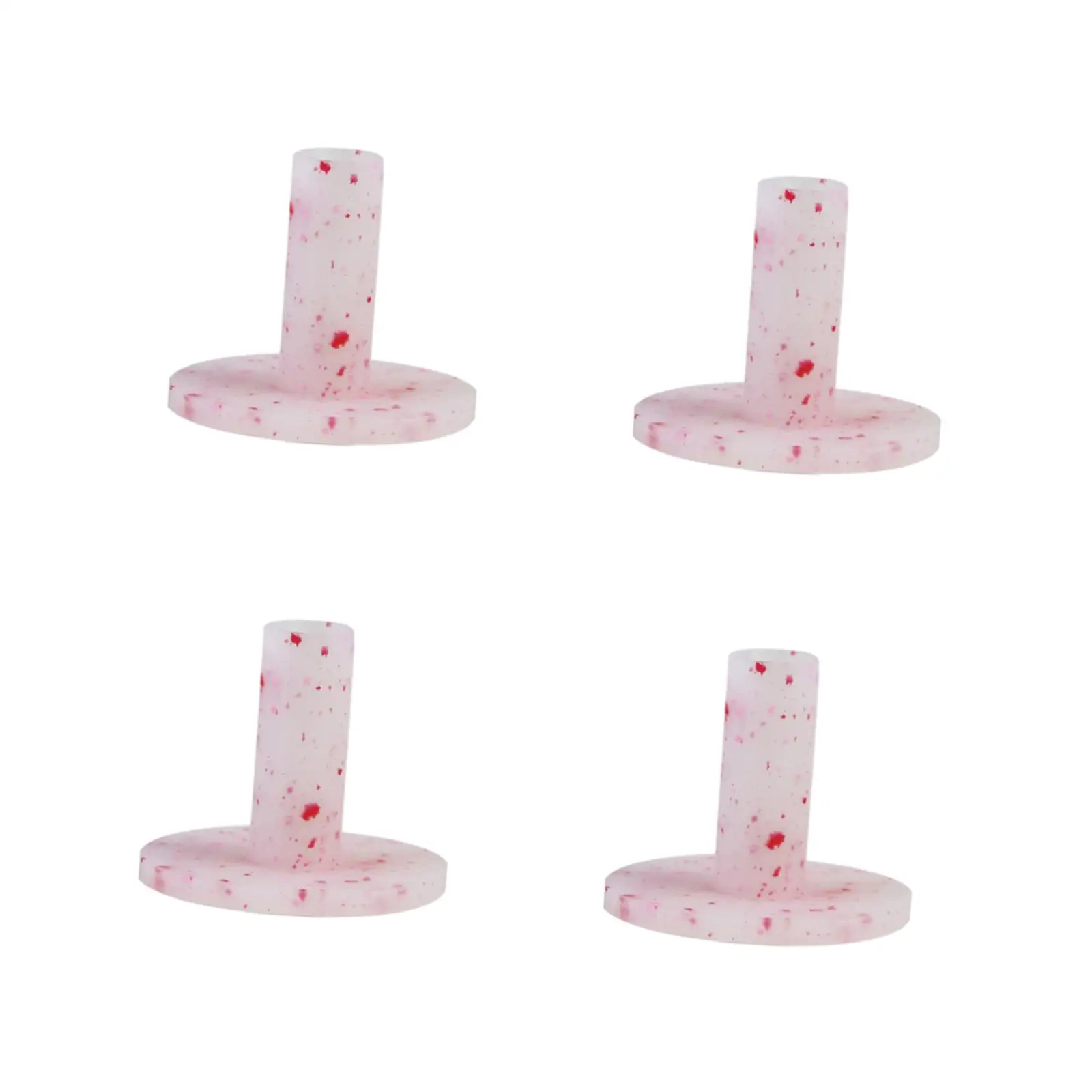 

4x Golf Rubber Tees Holders, Golf Ball Holder, Performance for Golf Exercise Mat, Golf Exercise Tees Rubber Tees