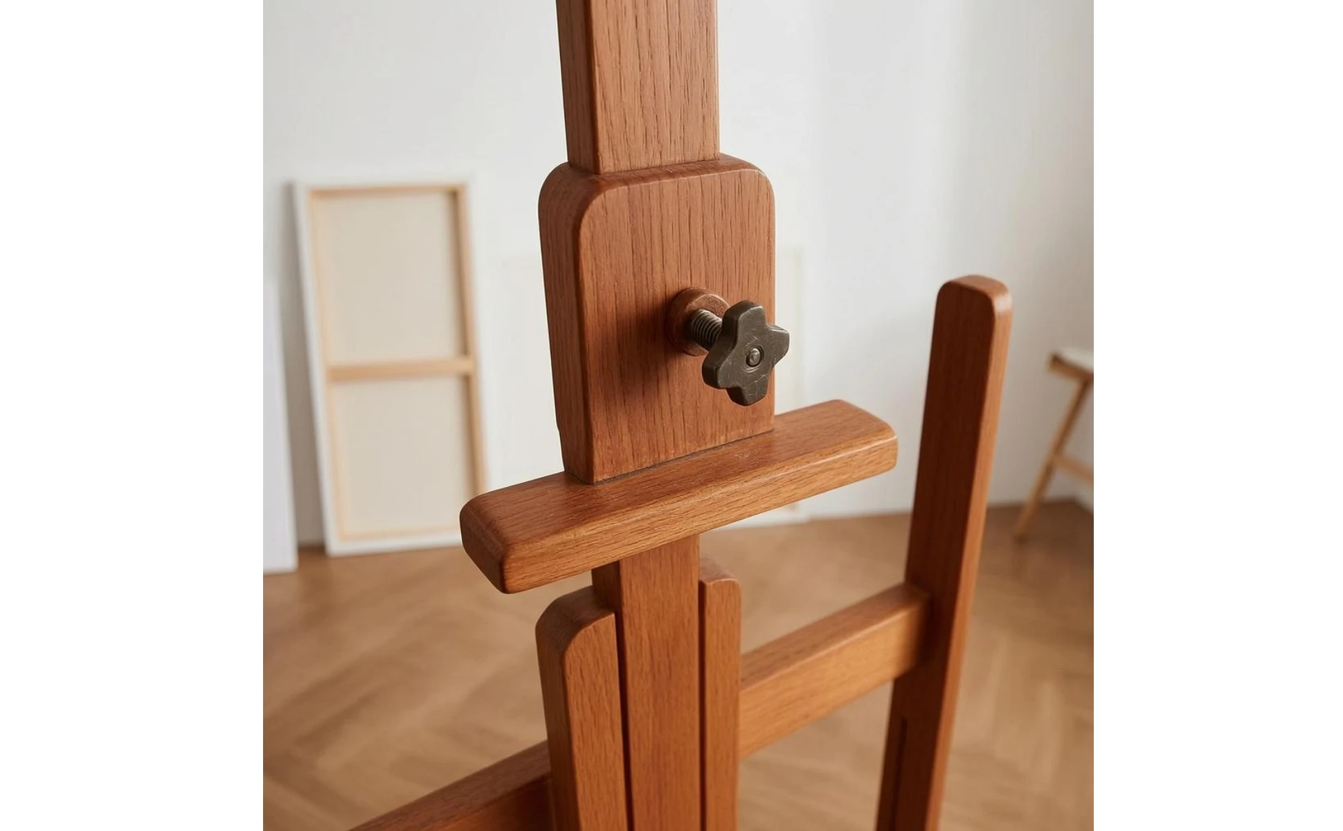 Rolling Wood Easel Wheeled Rolling Easel Art Supply Tilts Flat Studio Furniture Easy to Assemble for Display Area