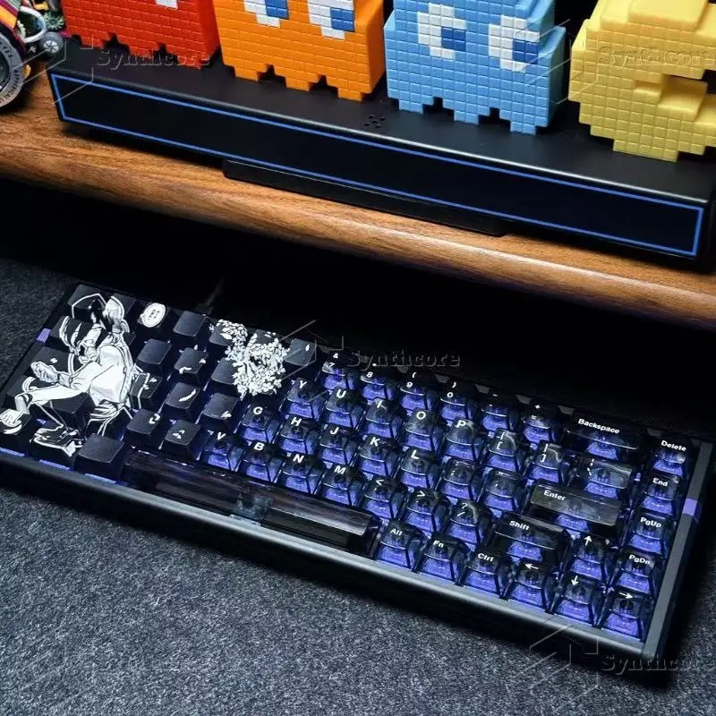 150 キーマキマアニメキーキャップ PBT PC キーキャップ Chreey キーキャップ半透明キーキャップ染料サブメカニカルキーボードキャップ 64/68/71/108 用