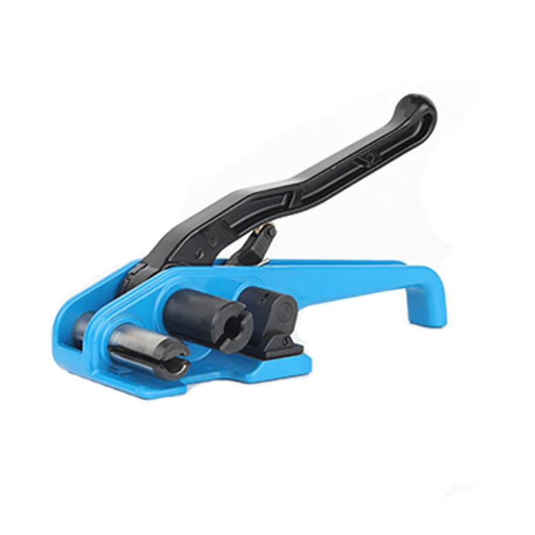 

Manual composite polyester strapping tool, plastic rope tensioner