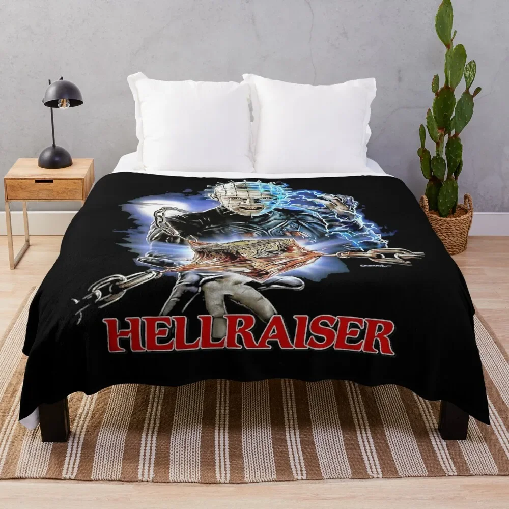 

Hellraiser - Pinhead funny Throw Blanket halloween Large Blankets