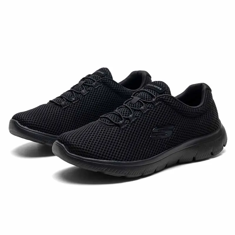 

Skechers Women's Sports Shoes for Outdoor Travel, Fashionable, Cushioning, Wear-Resistant, Lightweight, Breathable Casual Shoes 12985-Bbk