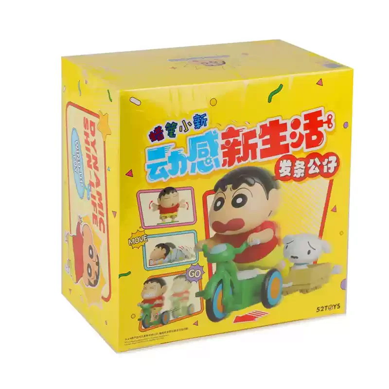 Autêntico lápis shin chan dinâmico nova vida série caixa cega pode ser artesanal relógio na moda brinquedo presente bonito ornamento presente