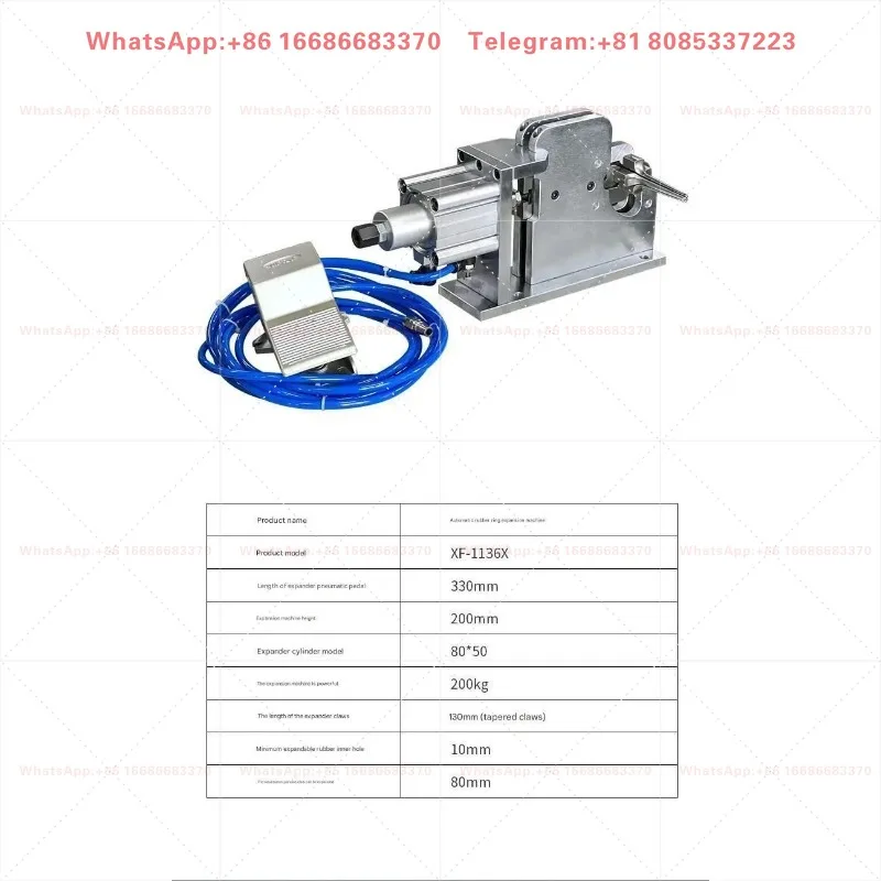 Pneumatic Rubber Ring Expander Rubber Band Hose Sleeve Expander Latex Silicone Tube Expansion Machine