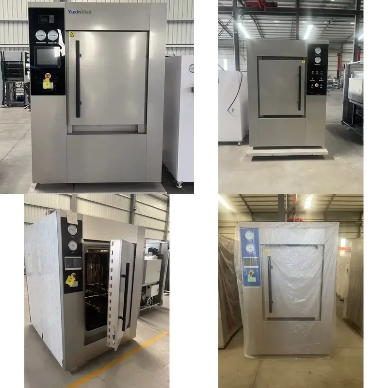 26 ZST.HL-1.5SF 1500L Dual-Door Steam-Assisted Powder Sterilization Chamber--Built-in Evaporator with Process Data Logging