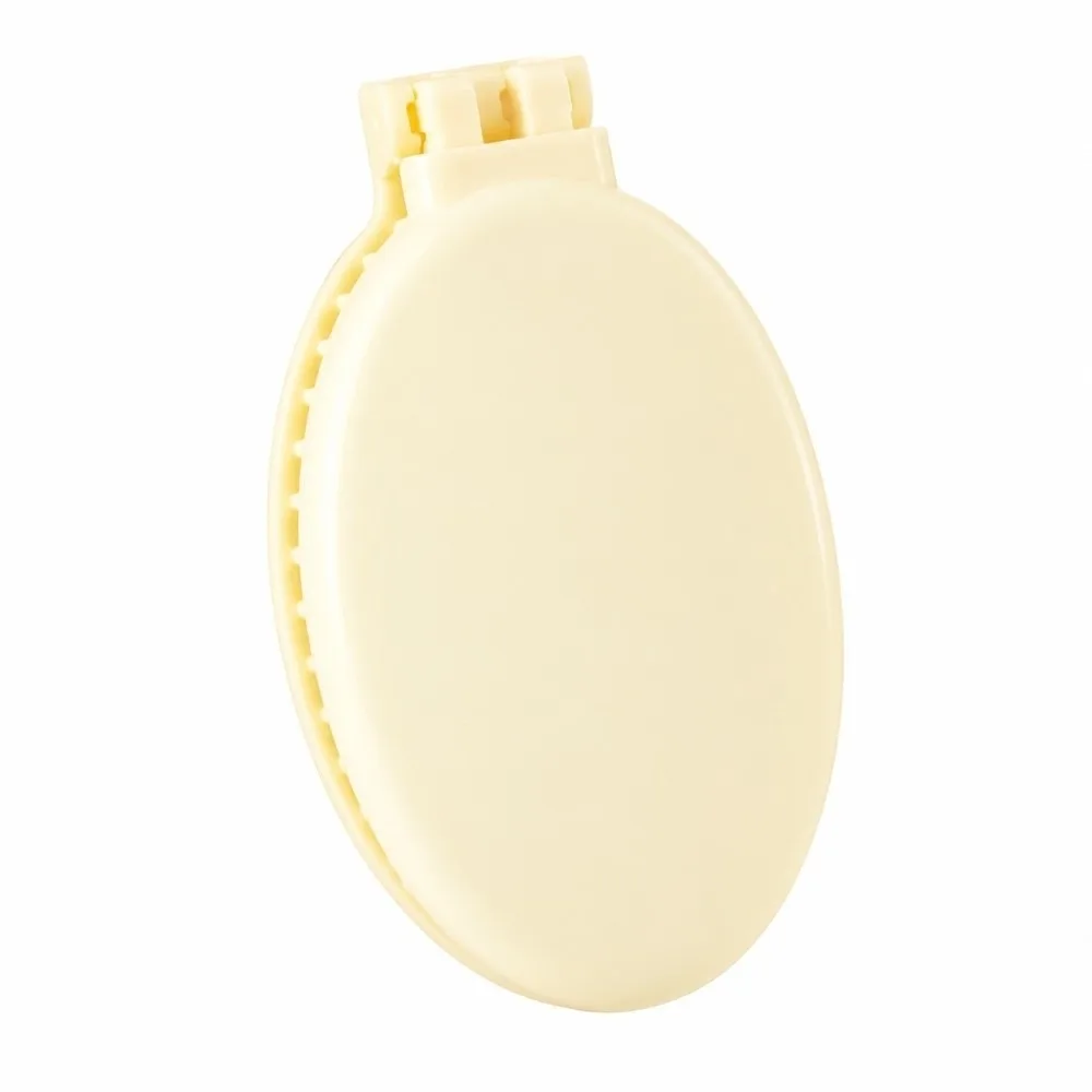 2-in-1 Folding Hair Brush with Mirror Portable Multi-Function Macaron Folding Mirror Comb Pocket Size Compact
