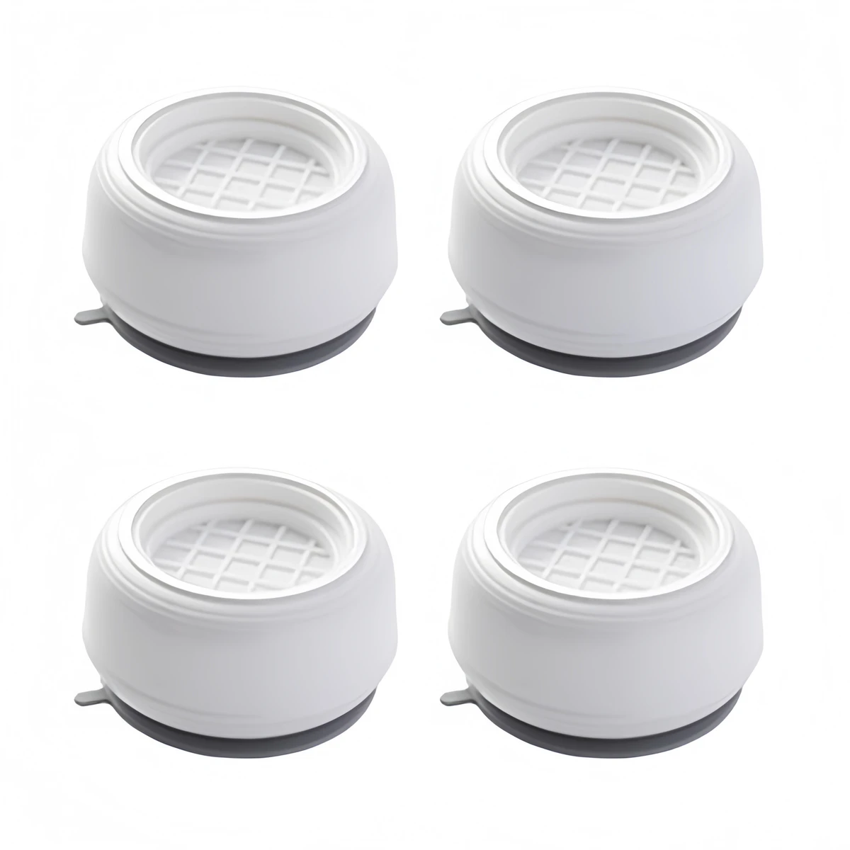 4 Washing Machine Support Feet with Anti Slip and Vibration Dampening Properties for Appliance Elevation and Secure Positioning