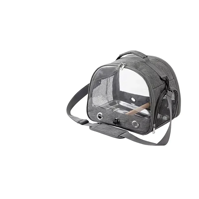 for OEM Custom Portable Foldable Waterproof Bird Cage Hamster Parrot Small Pet Takeaway Bag Bird Supplies