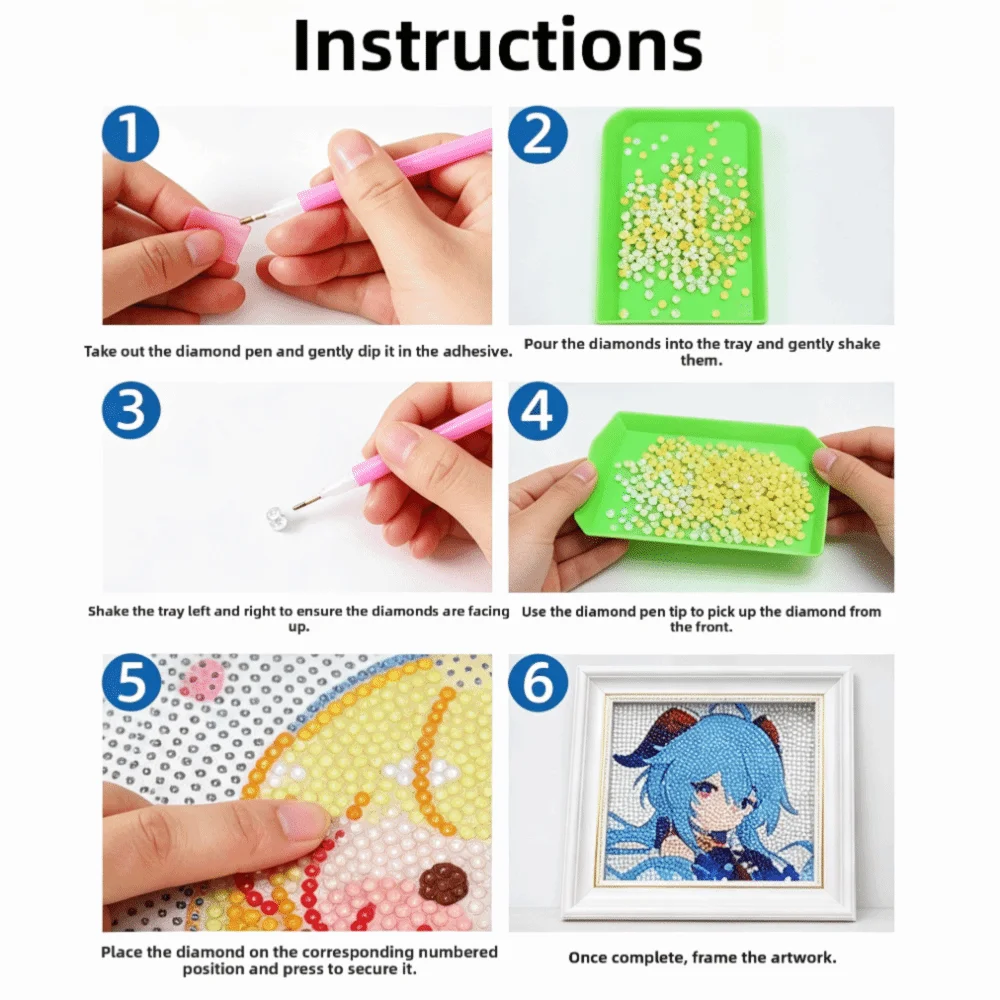 5D Diamond Painting Kits Partial Drill Diamonds Dots Diamond Art Kits 30x30cm Gem Art DIY Diamond Painting Home Wall Decor