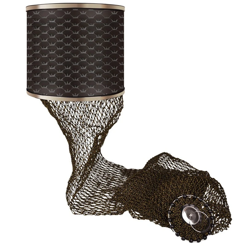 

Fish protection bold polyethylene mesh anti-hanging thickened quick-drying non-absorbent black gold fishing protection