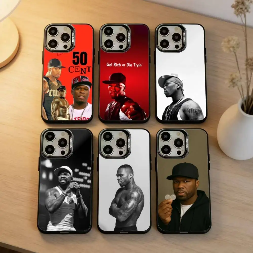 

I-In D-Da C-Club 50 C-Cent Phone Case For IPhone 16 17 15 14 12 13 Pro Max Black Color Shockproof Cover