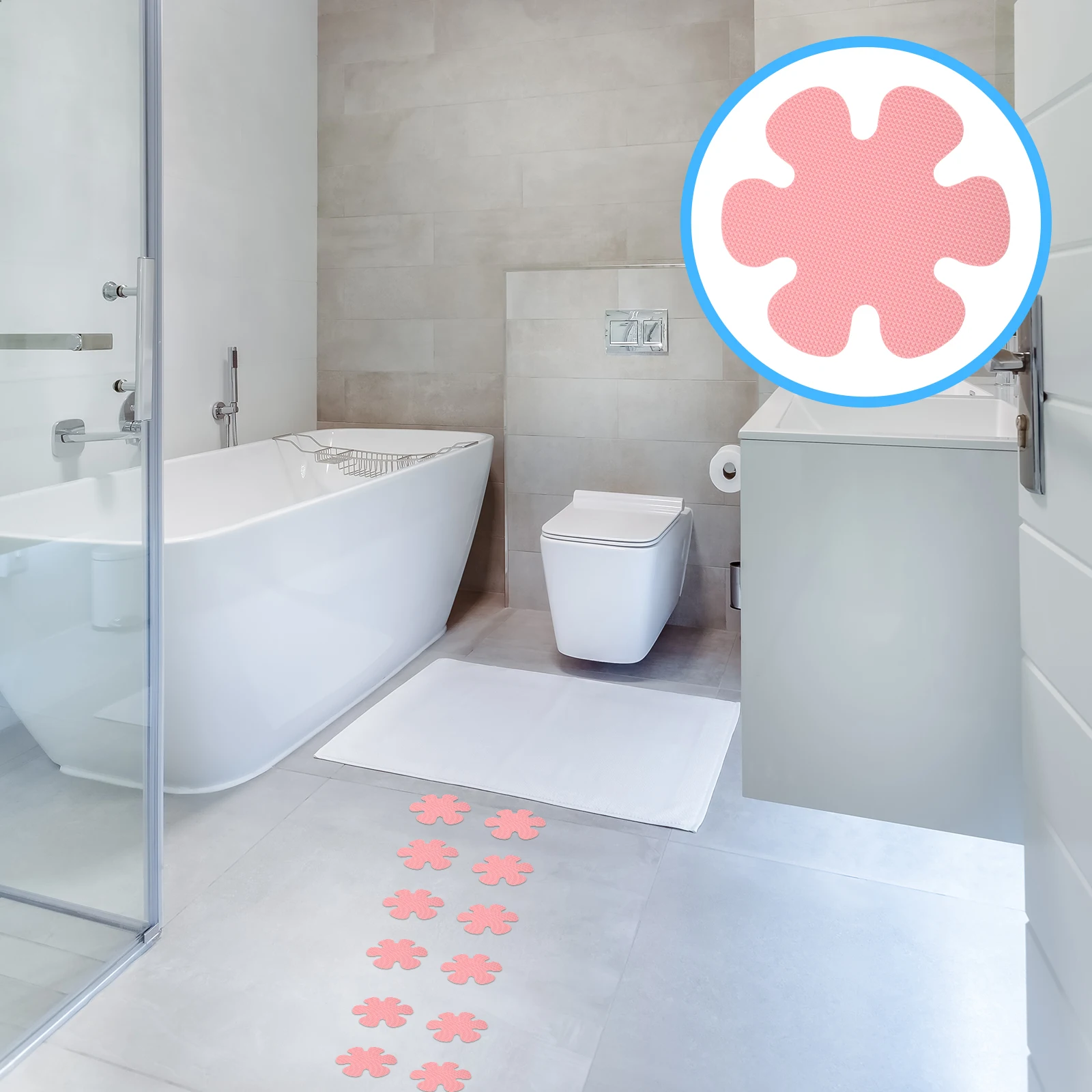 

1 set 1 Set Anti-Slip For Bathtub Nonslip Shower Shower Non-Slip Bath Tub Stickers Floor Tub Bath Adhesive Stickers Scraper