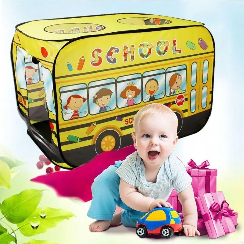 Y88D Great Kid Juega Juego Juego Juego para niños Tienda escolar tienda autobuses