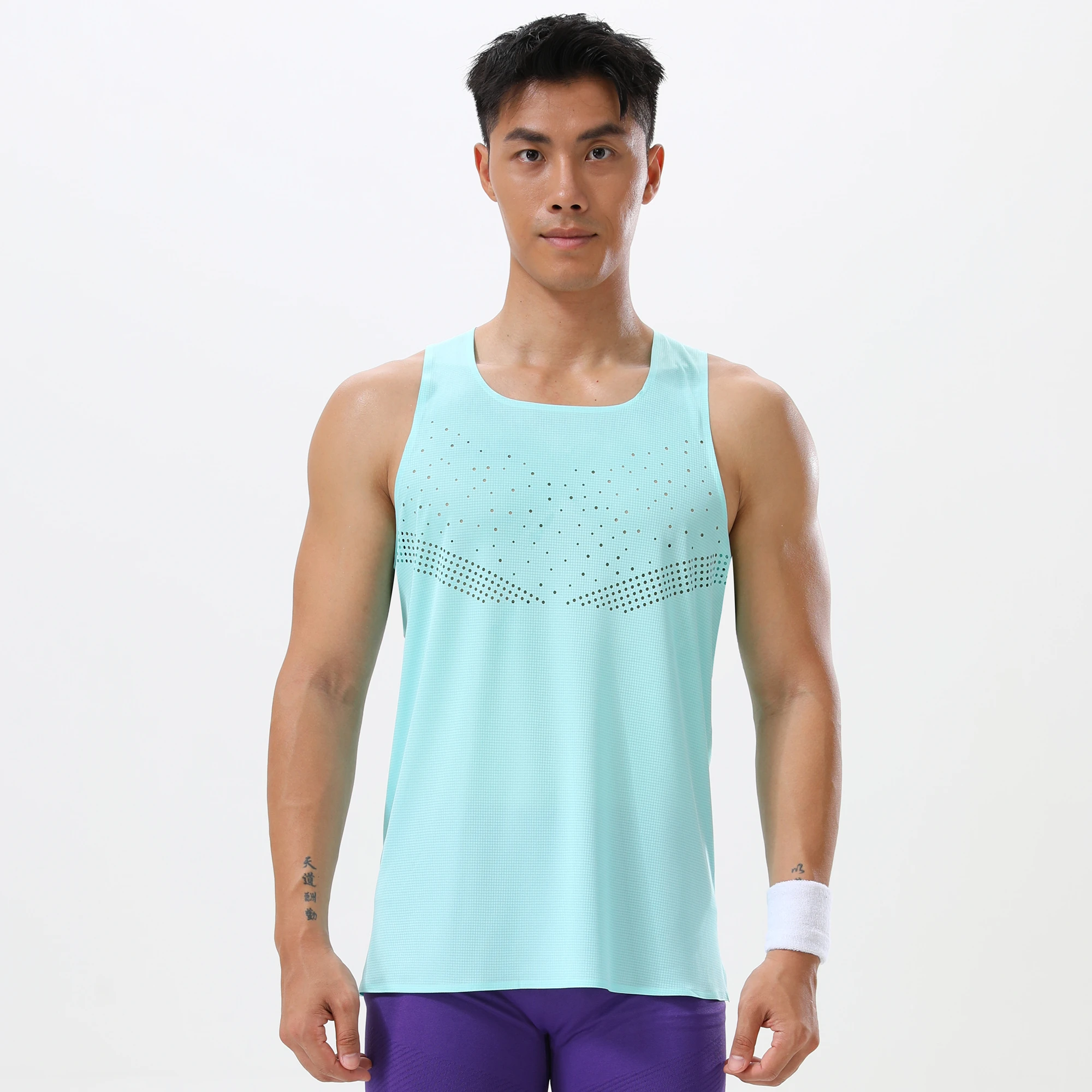 Mens Urltra-Light Running Vest Athletics Tank Tops Speed Sports Fitness Athlete Track Field Marathon Sleeveless Shirts Clothing