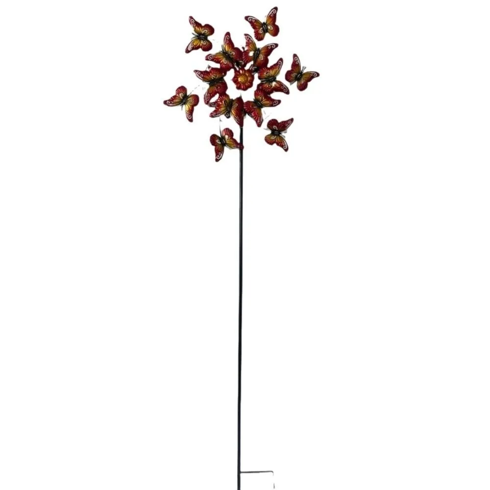 

Высокое качество, мультистиль, металлический ремесленный орнамент, металлические двухслойные бабочки, ветряная мельница, ловушки ветра, спиннер, открытый двор