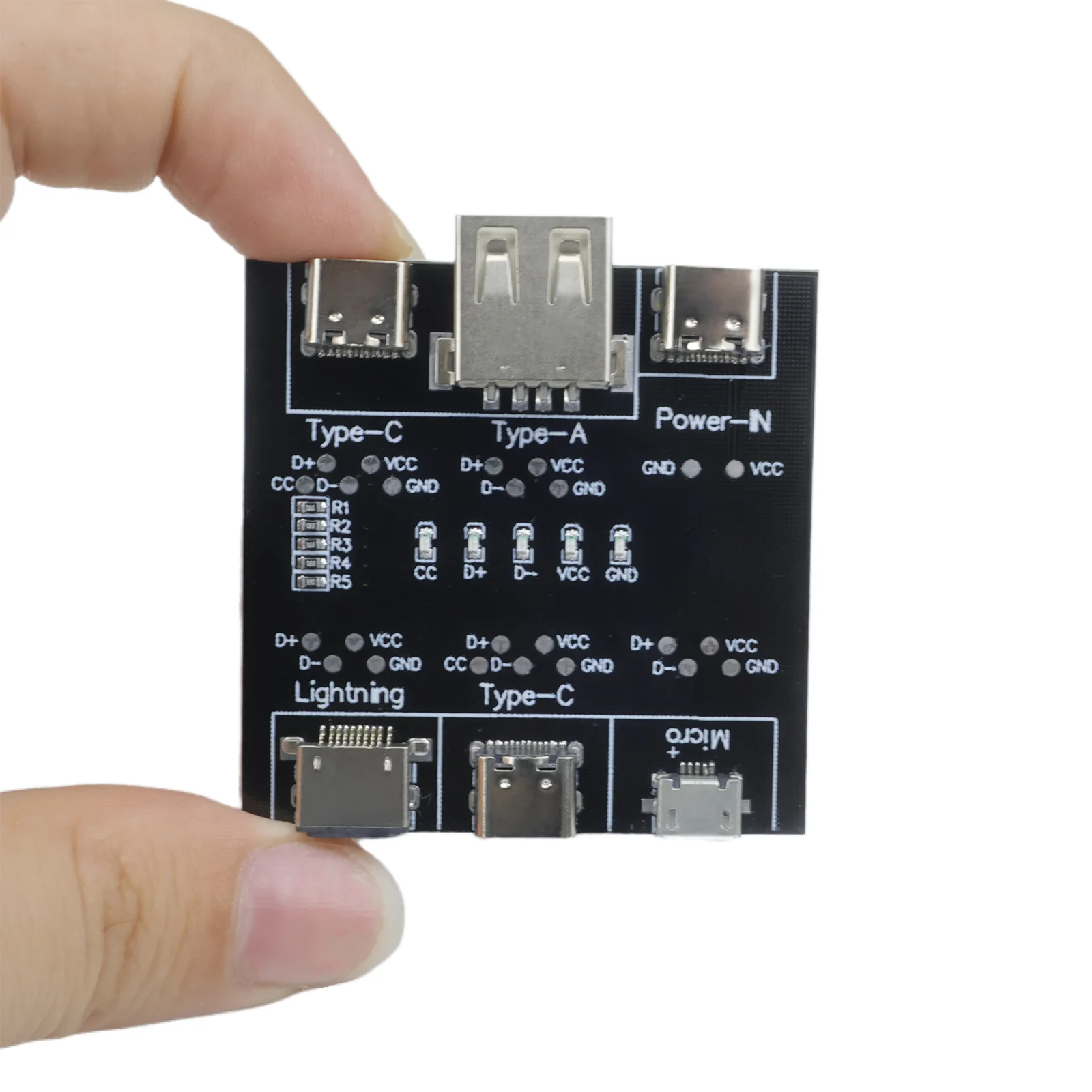 DT3 Data Cable Detection Board USB Cable Checker Type-C Micro USB Short Circuit On Off Switching Diagnose for iOS Android