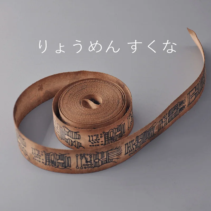 Anime Jujutsu Kaisen Ryomen Sukuna Cosplay Prop Cartoon Mini Mechanical Pellet Finger Seal Cloth Accessories Ornament Xmas Gift