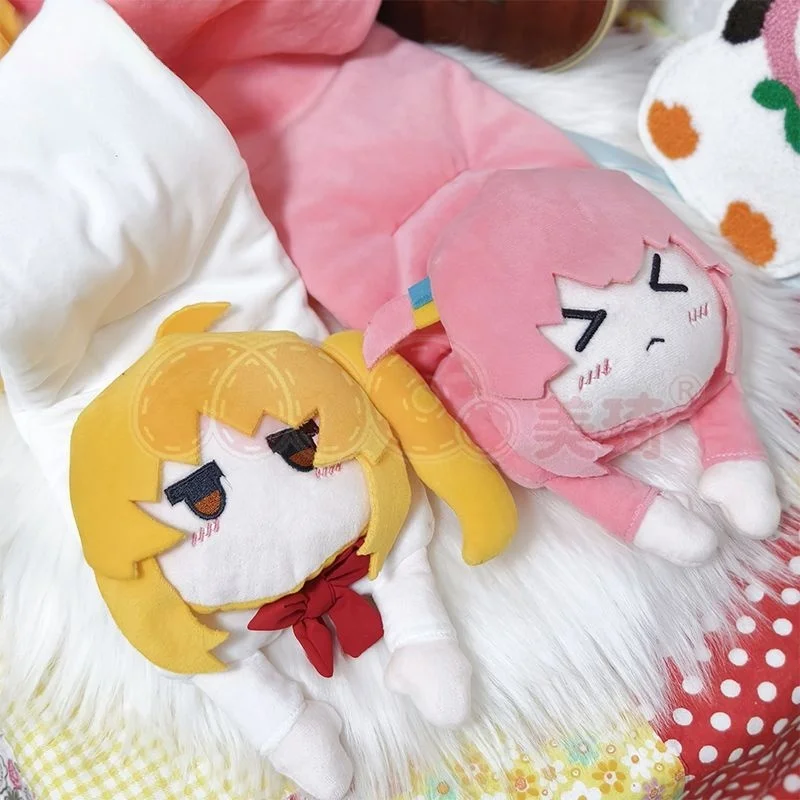 

Autumn Anime BOCCHI THE ROCK! Gotoh Hitori Plush Big Head Doll Scarf Ijichi Nijika Girls Y2k Cos Warm Dressing Neck Cover Gift