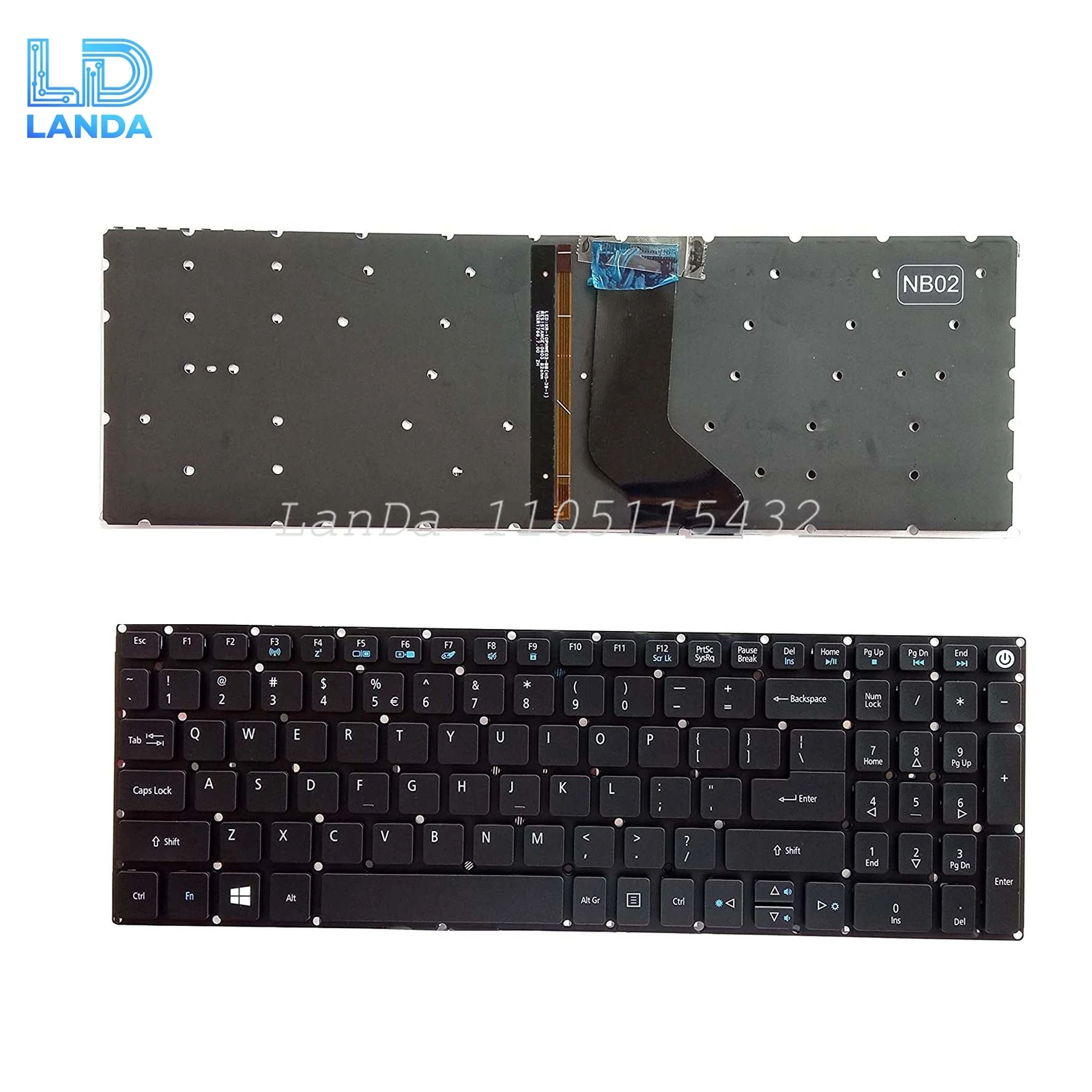

Keyboard For ACER Aspire 3 A315 21 41 31 51 53G 56 US Backlight