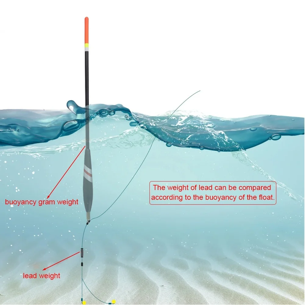 Balsa Wood Fishing Float Bright Multi Layer Paint for Easy Detection in Various Water Conditions 22cm 23cm 25cm