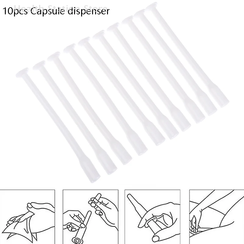 10 pz Usa E Getta Supposta Vaginale Applicatore Lubrificante Iniettore Siringa Lubrificante Anale Cavità Nasale Lanciatore Butt Plug