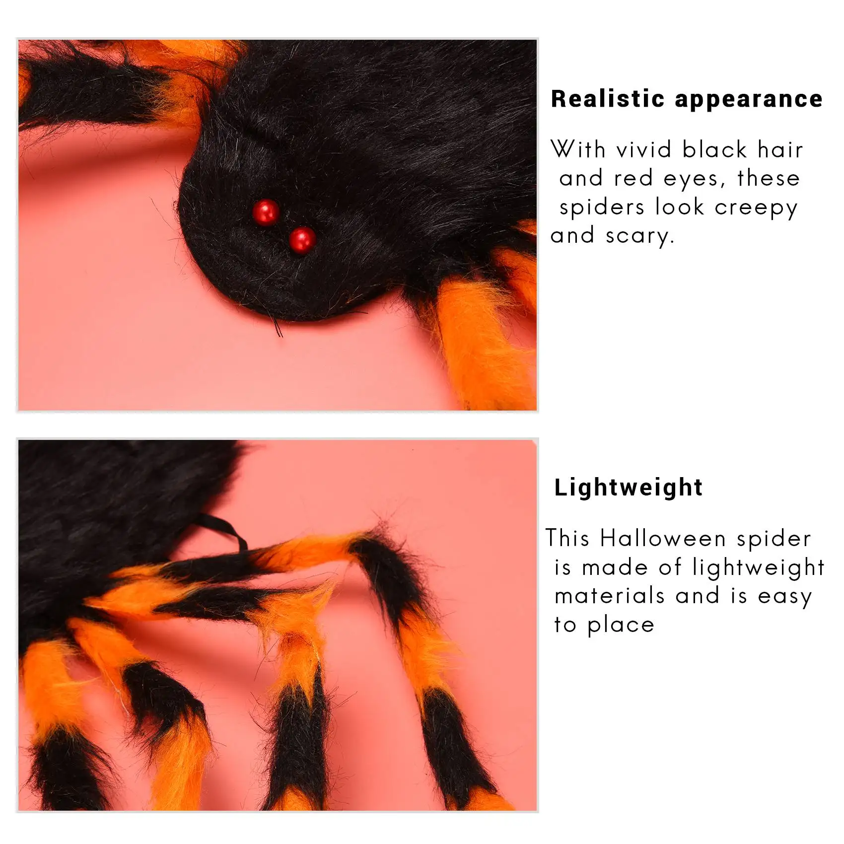 Halloween Spider Pocket Spider Fancy Dress Puntelli Candy Spider Color Strap Big Spider A