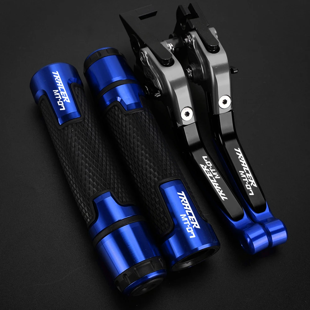

Motorcycle Accessories Adjustable Brake Clutch Levers Handlebar grips ends FOR YAMAHA MT07 TRACER MT07TRACER 2016-2020 2019 2018