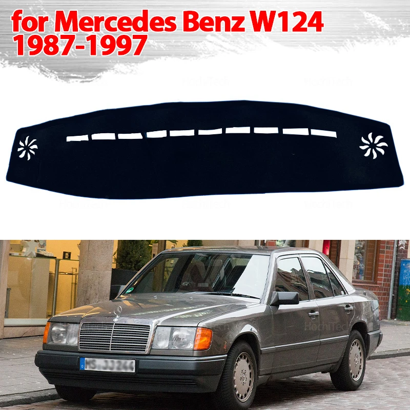 Für Mercedes Benz E Klasse W124 E 250 420 200 300 1987-1997 Dashboard Abdeckung Bord Anti-Rutsch-Matte schützen Pad Sonnenschirm Teppich Teppich