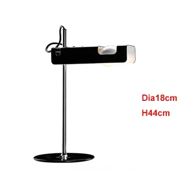 NONE Moderne Oluce Spider Tischleuchte Italien Kreative verstellbare Designlampe für Wohnzimmer Nachttisch Arbeitszimmer Hotel Silber Stehlampe 3