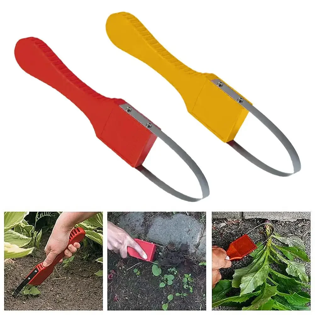 Gardening Weeding Tool Hand Loop Weeder Tool Iron Manual Portable for Weeding Loosening Planting Gardening Hand Loop Weeder Tool
