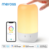 Meross HomeKit Smart Wi-Fi Table Lamp RGBWW Dimmable Touch Control Bedside Night Light  Support Alexa Google Home SmartThings