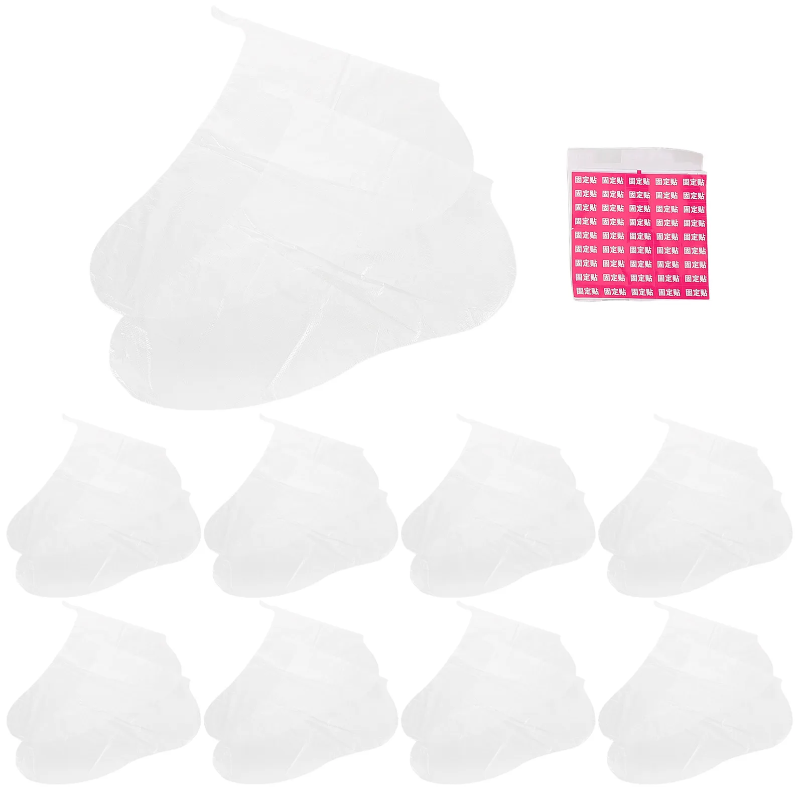 

100 Pcs Foot Mask Socks Spa Supplies Disposable Waterproof Plastic Covers for Women Foot Soak Bath Tools