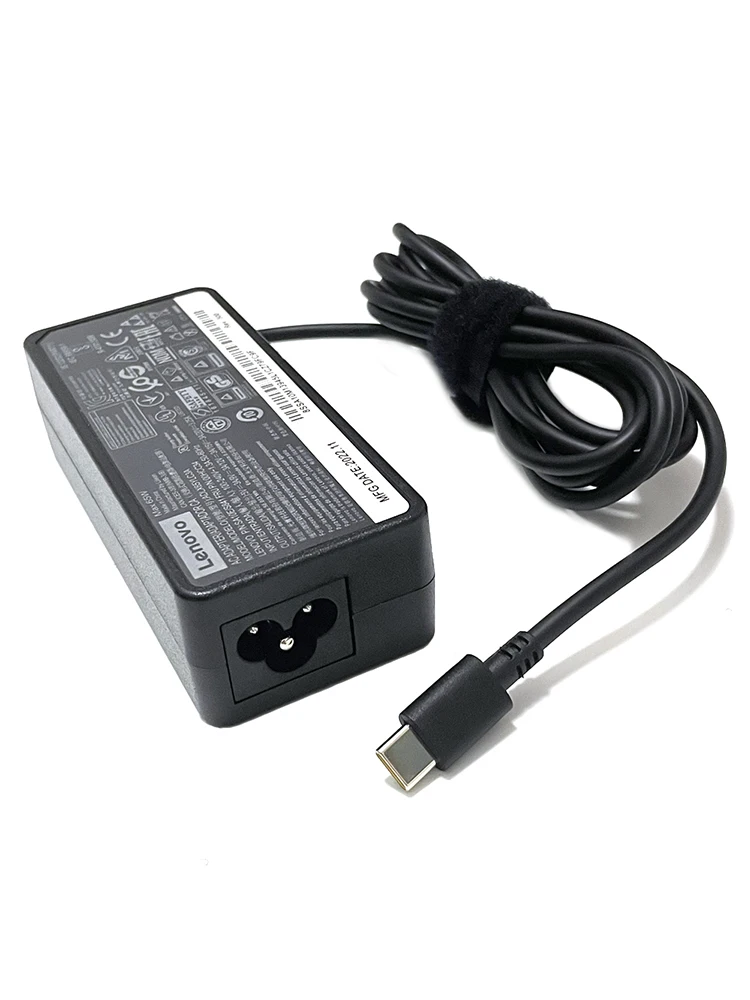 Imagem -05 - Genuíno 20v 3.25a 65w tipo c Carregador de Computador Portátil Adlx65ylc3a Adlx65ycc3a para Lenovo Thinkpad X280 X380 X390 X395 L580 Adaptador de Energia