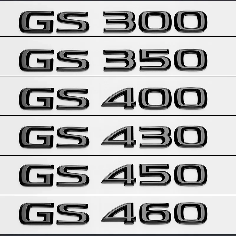 for Lexus ES200 ES260 IS250 GS300 GX400 NX300 RX350 RX450h LX570 LM350 LS600h Rear Trunk logo ABS modified upgraded letter logo