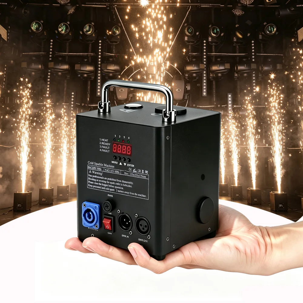 Mini Cold Spark Machine Stage Effects Remote DJ Equipment Party Fountain Spark Machine Disco Wedding Christmas