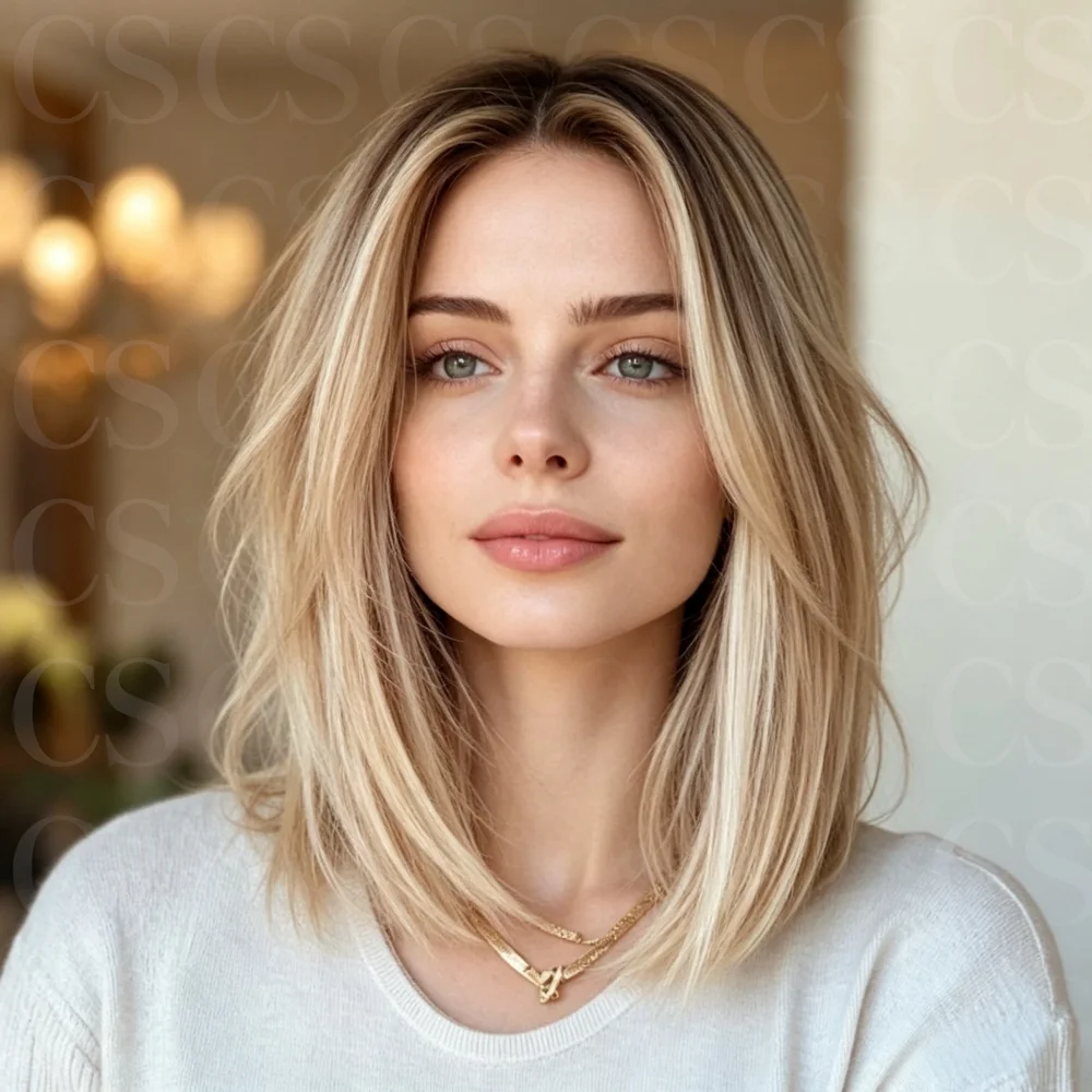 100% Real Human Hair Wig smooth Soft Dyed Blonde Big Curly Waves 150 Density 13x4 Lace Front Pre-Cut Fine Hair for Natural Look