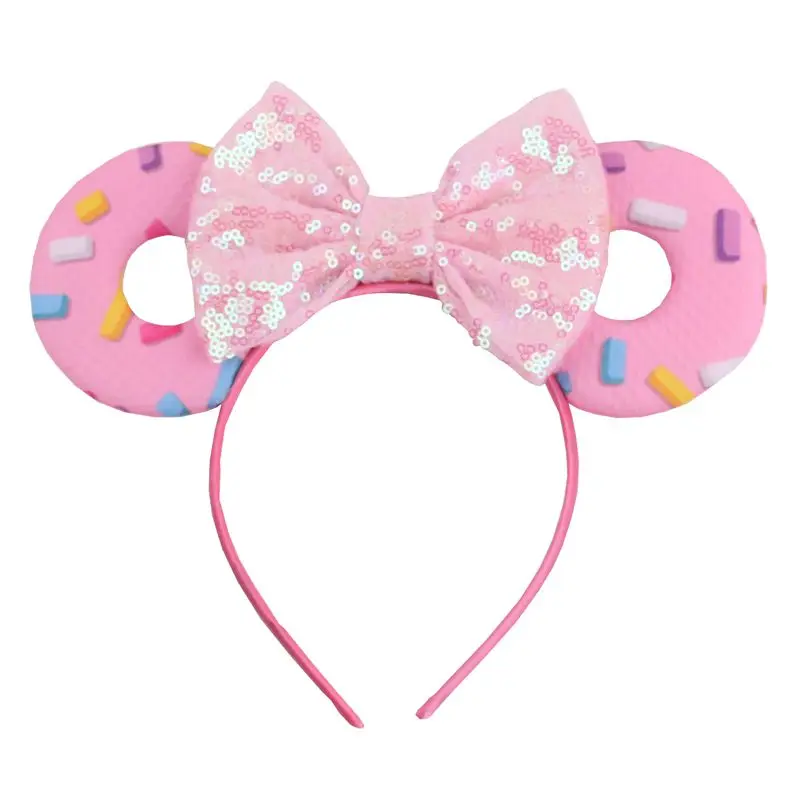 2023 Disney Muis Oren Hoofdband Voor Meisjes Volwassenen 5 ''Polka Dot Strik Haarband Festival Feest Reizen Diy Haaraccessoires