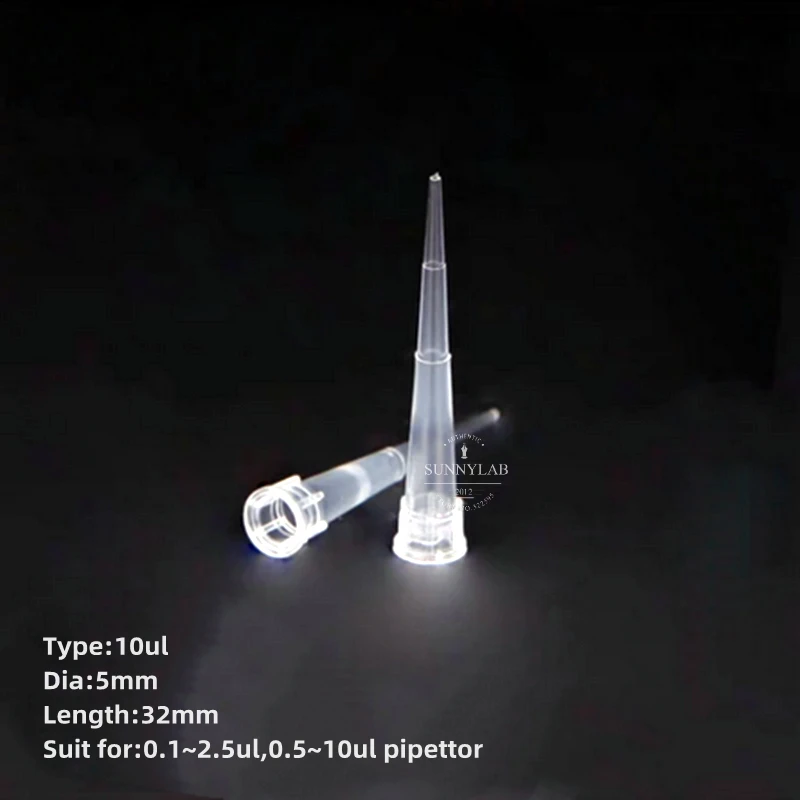 Lab 10ul 200ul 1000ul 5ml 10ml Disposable PP Plastic Pipette Tips For Microbiological Test Pipettor Tips