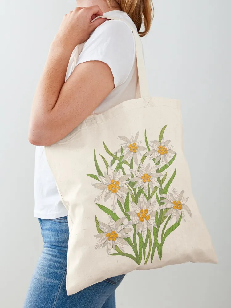 

Edelweiss Tote Bag Gift bag Women's shopper bag hand ladies Women's shopper