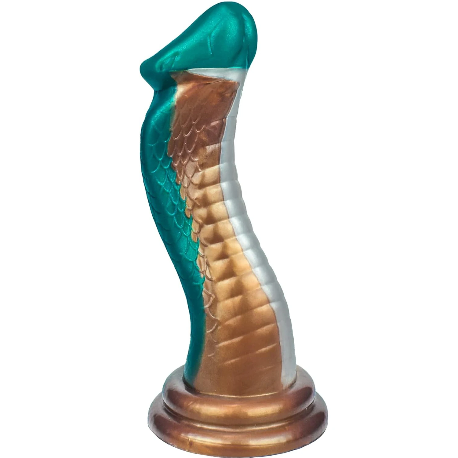 Consolador Cobra realista de animales con ventosa fuerte, consolador suave de monstruo, tapón Anal, pene grande para adultos, Juguetes sexuales para mujeres