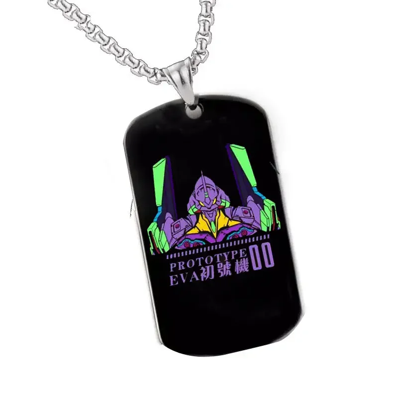 Neon Genesis Evangelion Asuka Ayanami Rei Ikari Shinji new personalized creative cartoon necklace pendant gift for men and women