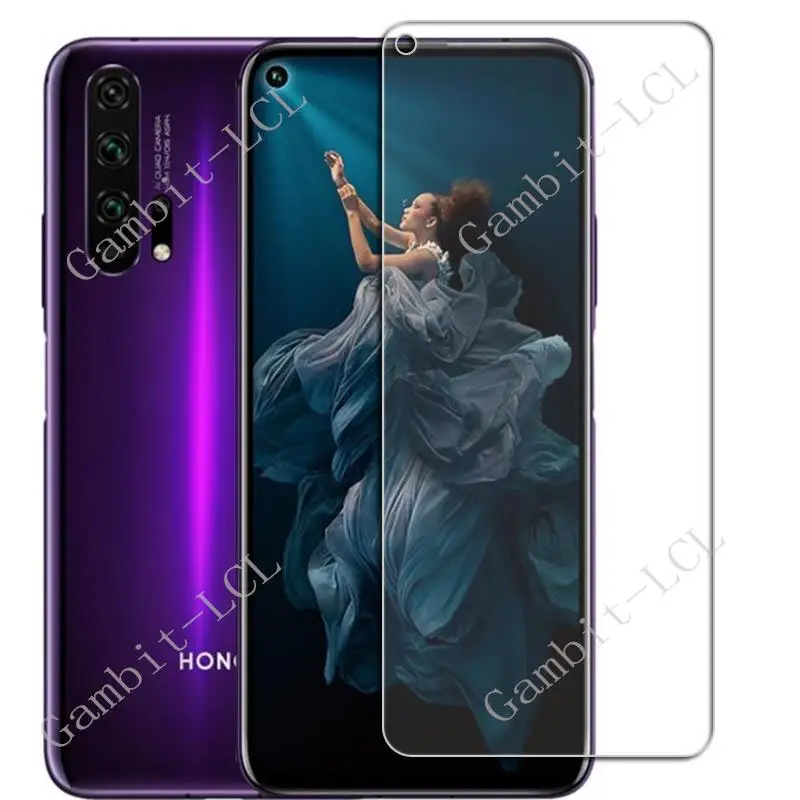 3PCS For Honor 20 Pro Tempered Glass Protective On Honor20Pro Honor20 20Pro YAL-AL10 L21 TL00 6.26