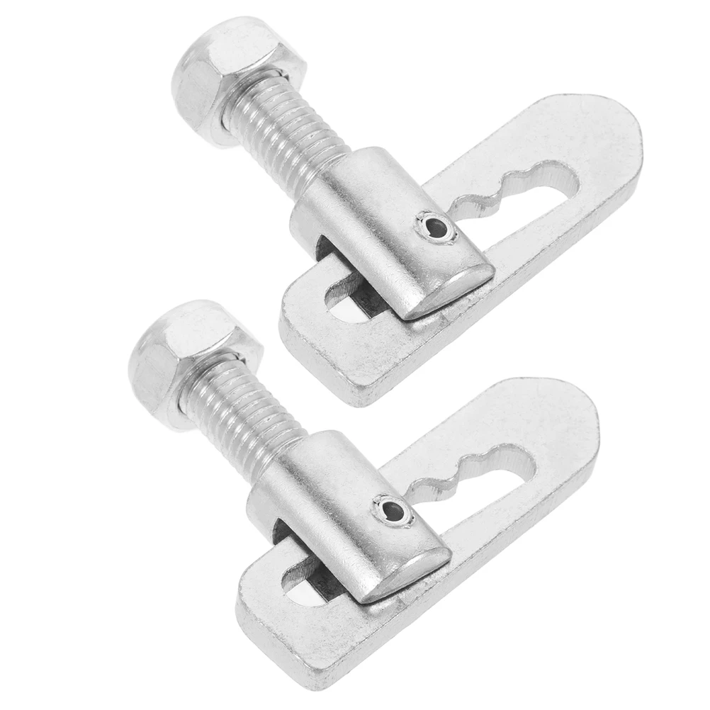 2pcs Carriage Spring Bolt On Catch Drop Lock Fastener For Horseboxes Truck Trailers Heavy Duty Galvanized Wedge Pin