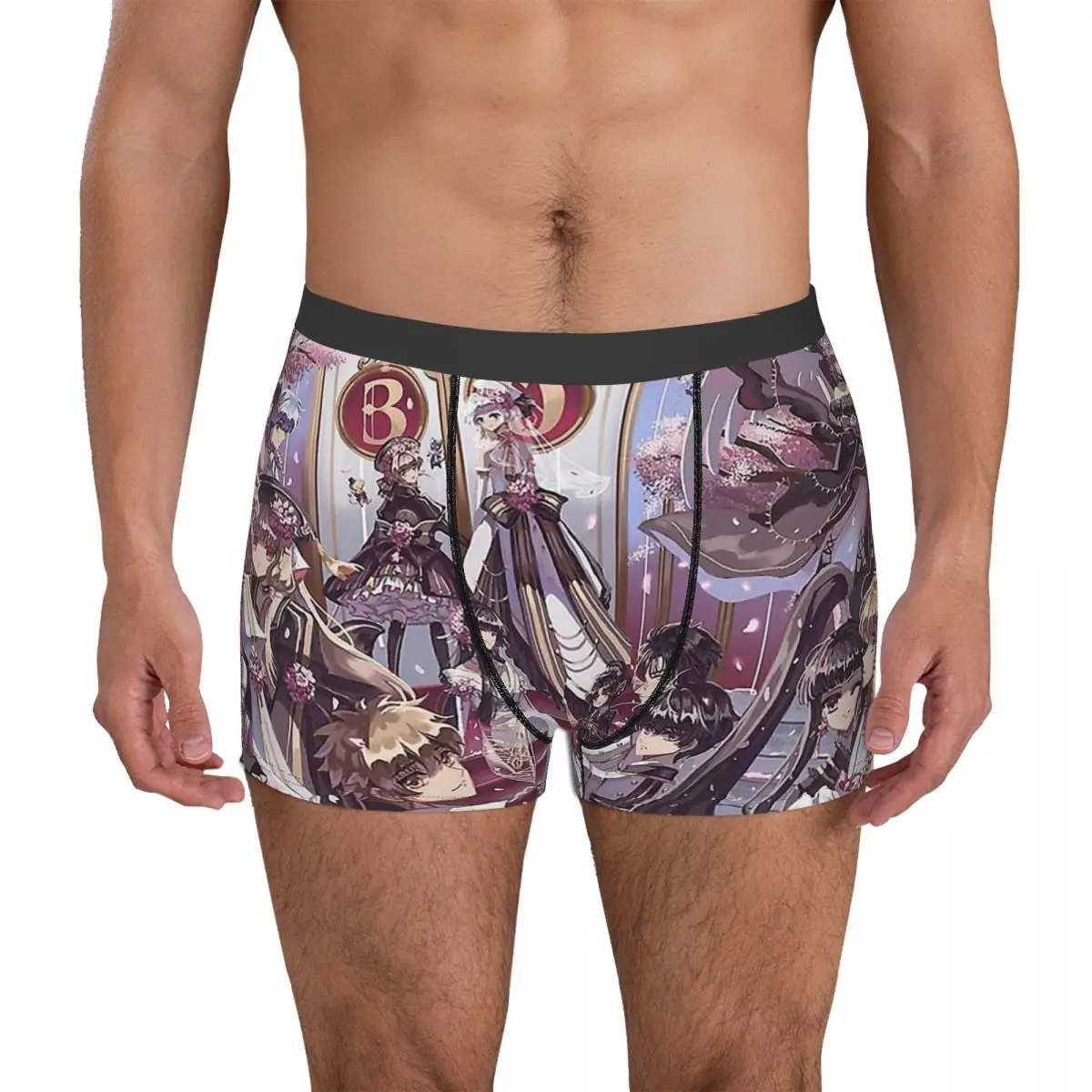 Fan Art Of CLAMP XXXHOLIC Ichihara Yuko Watanuki Kimihiro Anime Underpants Homme Panties Male Underwear Shorts Boxer Briefs