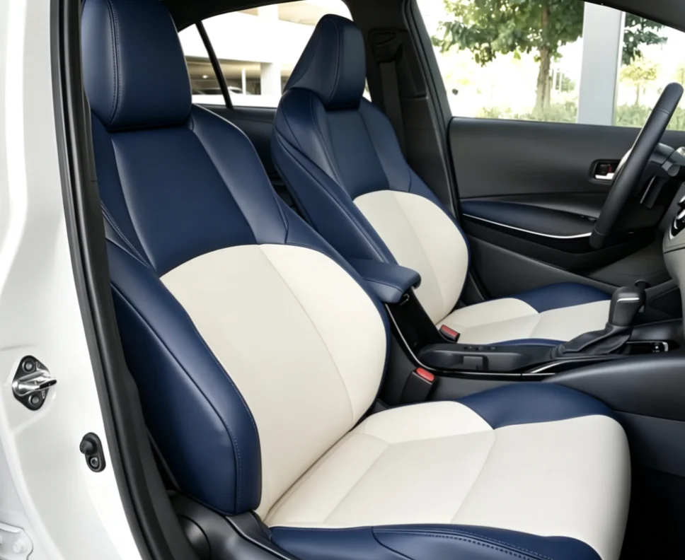 Für Toyota Corolla 2026 Maßgefertigte Autositzbezüge Luxuriöses Nappa-Leder 100% Passgenau Innenraumzubehör 360 ° Vollständige Abdeckung – Detail 5