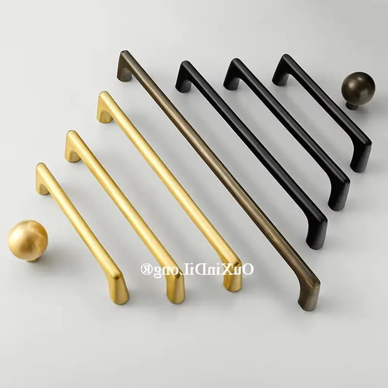 

Удлиненные 4 шт., твердая латунь, антикварная мебельная ручка, ручки для выдвижных ящиков, шкаф, кухонный шкаф, комод, ручки для винного шкафа