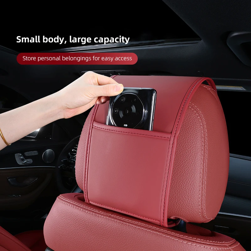 Car Seat Pillow Cover Auto Headrest Protective Shell For Peugeot 206 308 208 207 3008 307 2008 508 407 5008 408 4008 Rifter 301 view 5