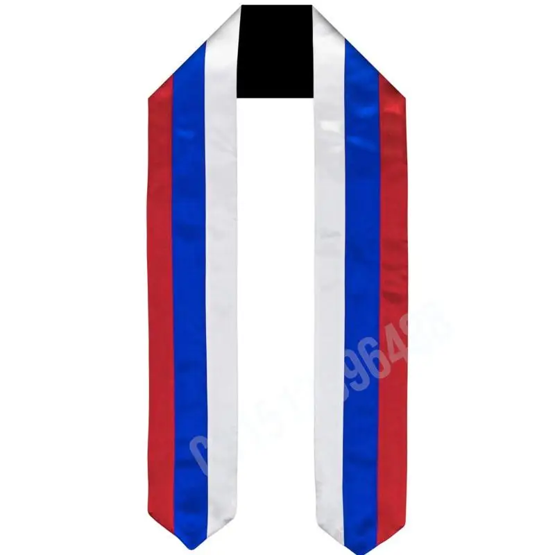 

Serbia Flag Scarf Top Print Graduation Sash Stole International Study Abroad Adult Unisex Party Accessory