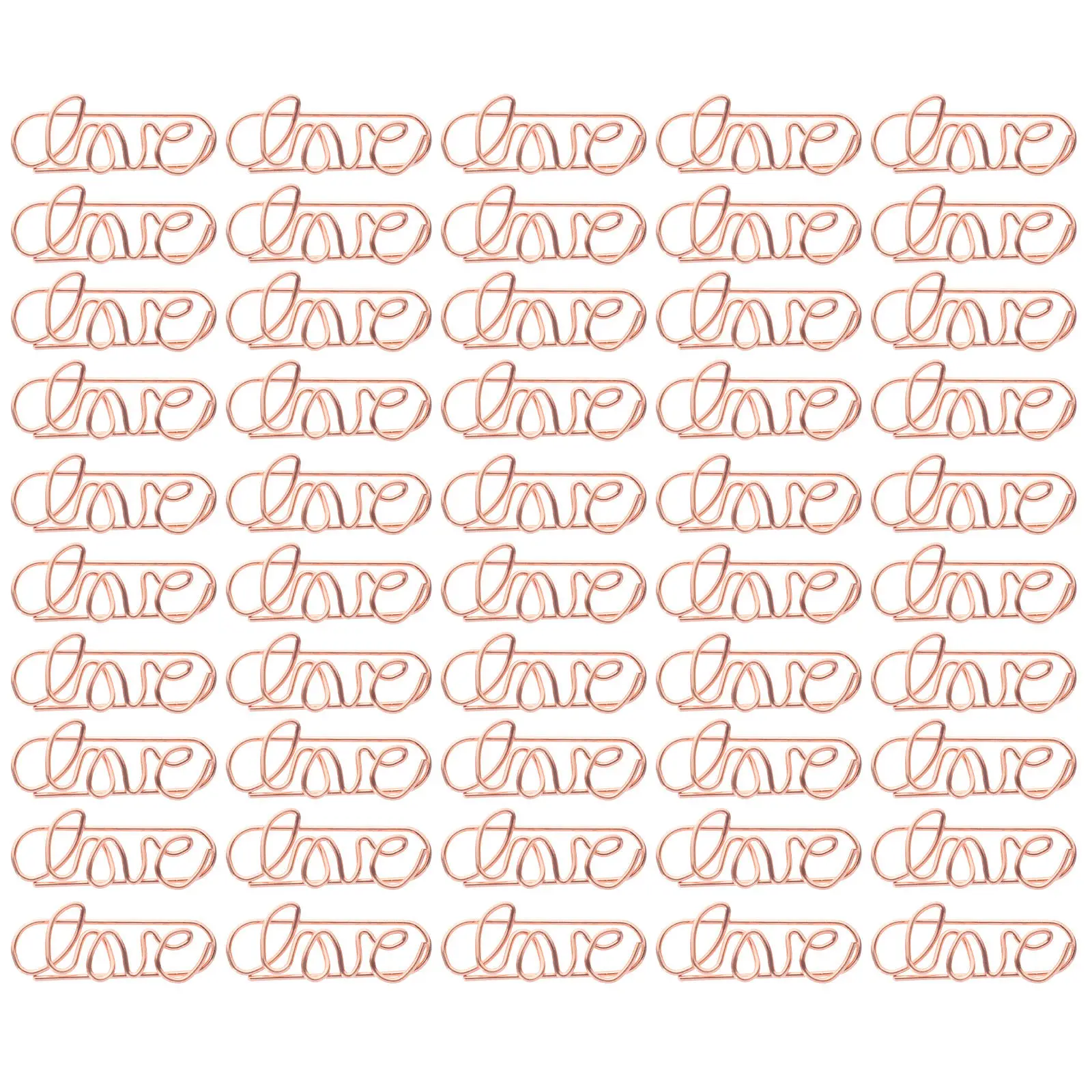 

50 шт. металлических скрепок для бумаги, миниатюрные цветные скрепки в форме косточки, канцелярские принадлежности для офиса, декоративные маленькие скрепки для фиксации документов